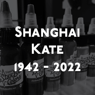 memorial, tattoos, tattoo legends, rest in peace, shanghai kate, tattoo artist, female tattoo artists